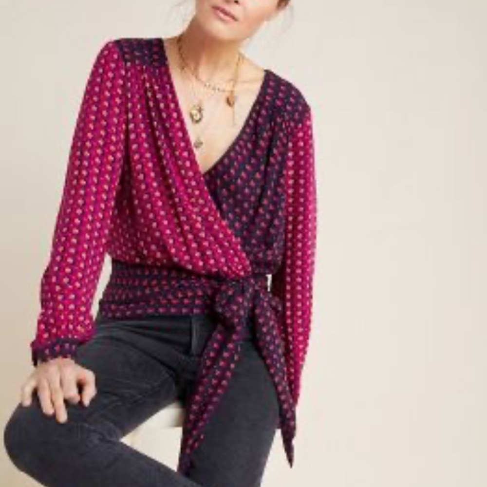 Anthropologie blouse sz 10 NWT